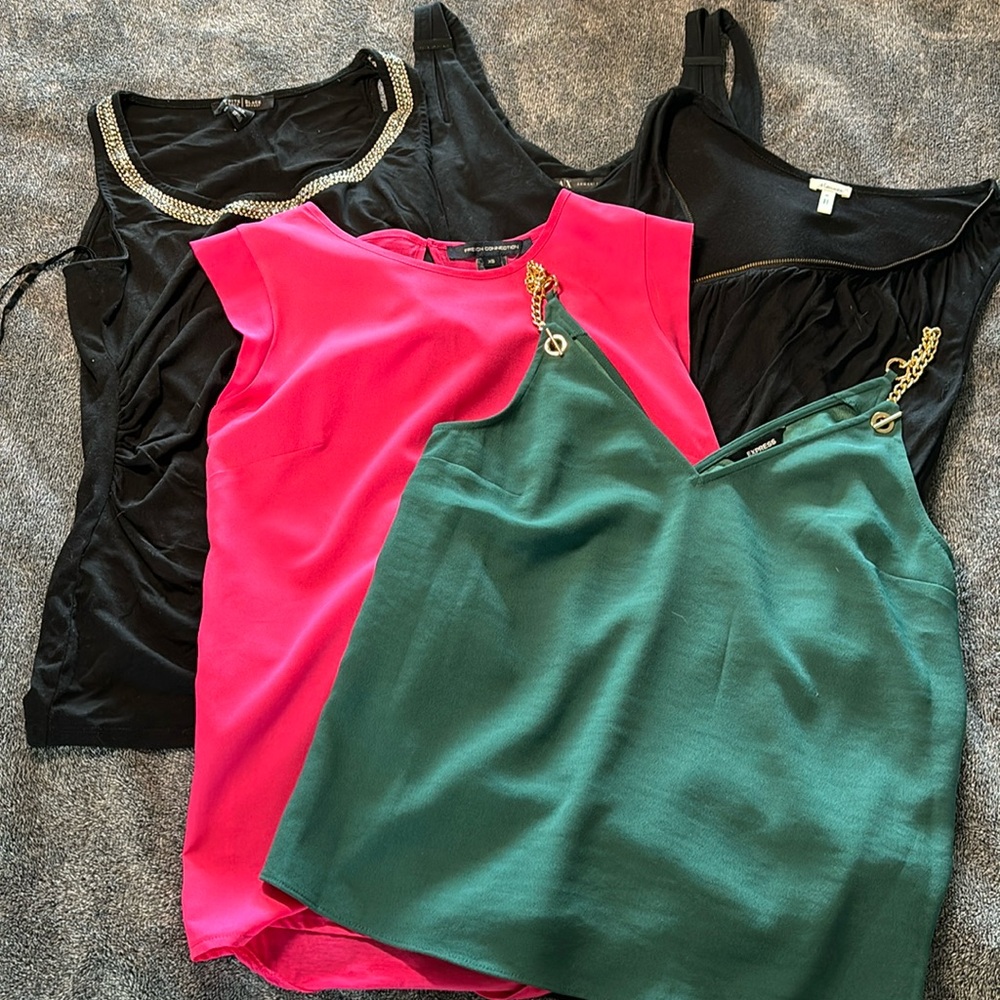 Bundle of 5 strappy tops!